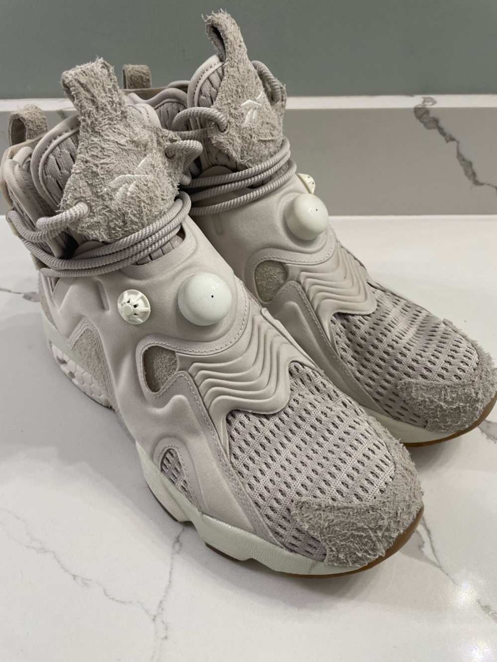 Reebok Future x Furikaze Sandstone Gray High Top BS7418 Men's Sneakers